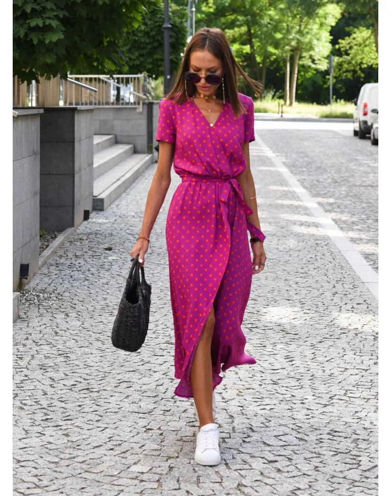 Ava™ - Chic Floral Elegance Dress