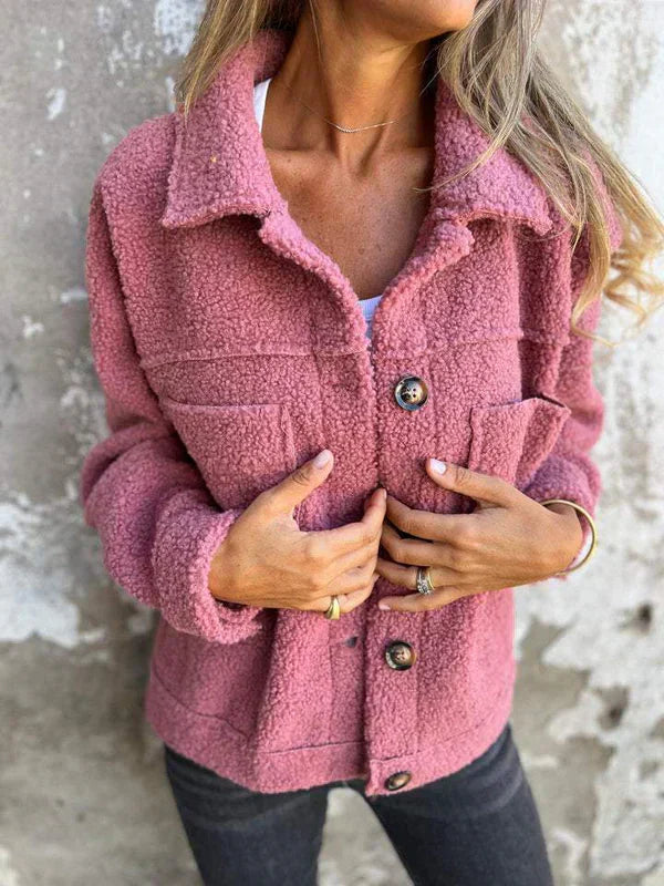 Ella™ - Chic Wool Blend Jacket with Lapels