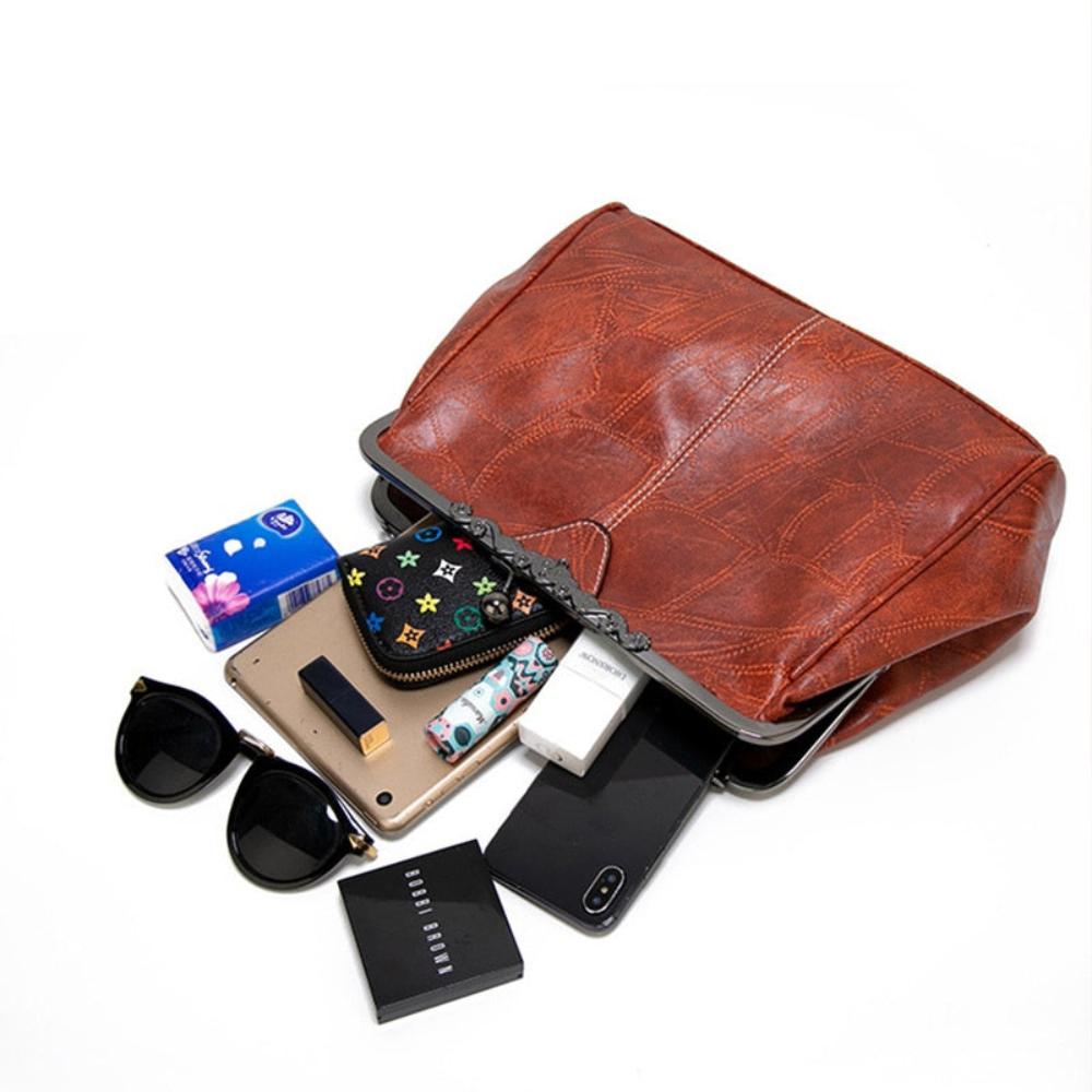 Mila - Timeless vintage bag with elegant flap clasp