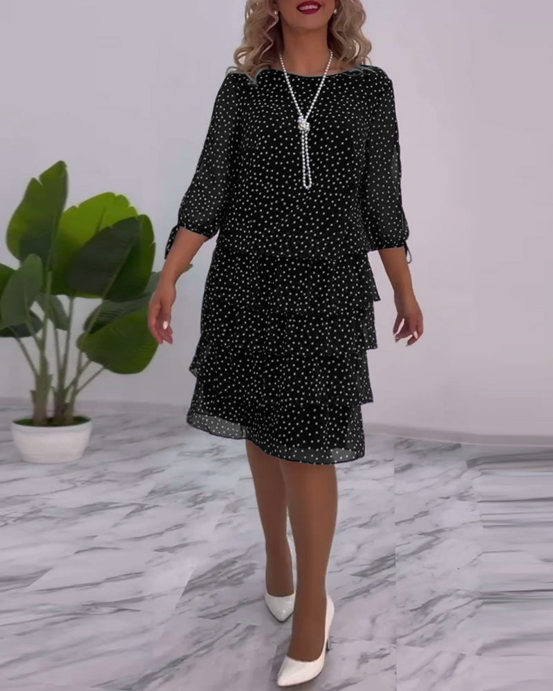 Sophie™ - Chic Polka Dot Dress