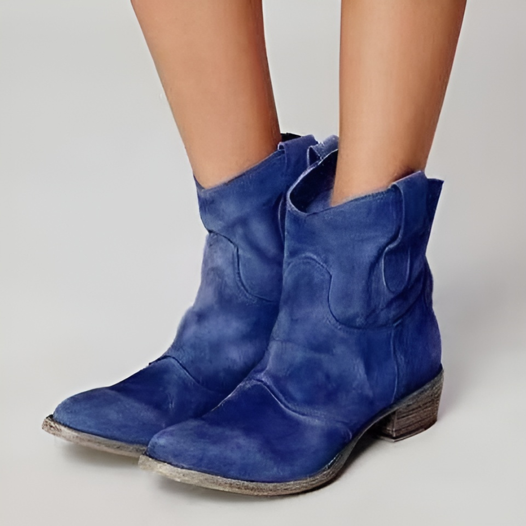 Carlotta – Chic Suede Ankle Boots for a Fashion-Forward Look