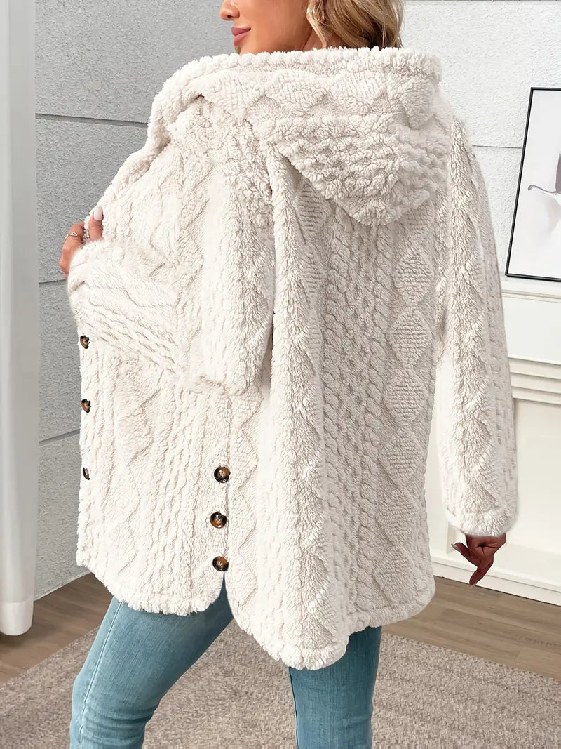Olivia - Soft Textured Autumn Coat