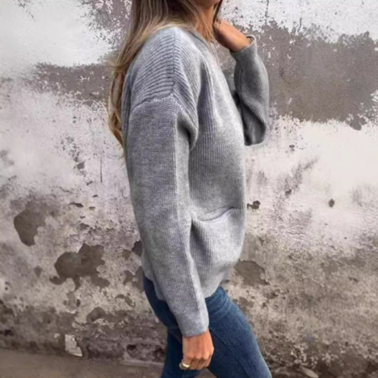 Marianna - Cozy Plush Zipper Cardigan