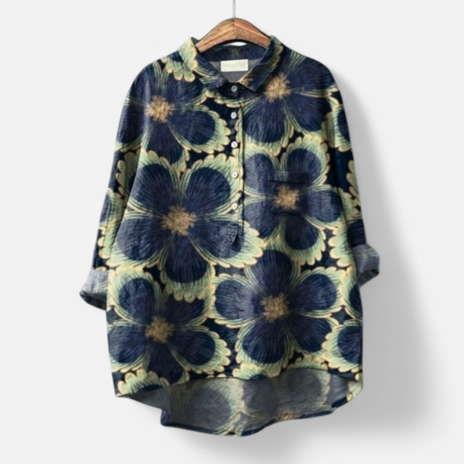 Kiara™ | Chic Floral Loose Fit Blouse