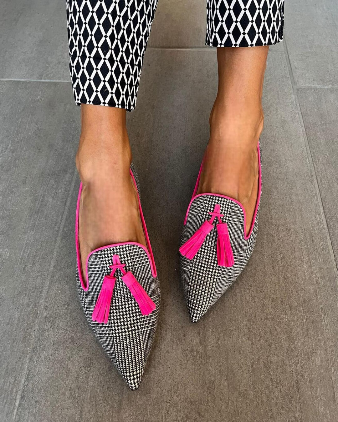 MIRA | Stylish Pointed Loafers with Comfortable Tassel Detail
