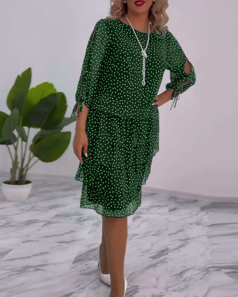 Sophie™ - Chic Polka Dot Dress