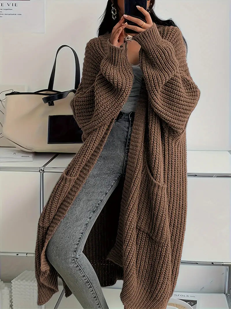 Evelyn - Warm & Relaxed Oversized Knit Cardigan