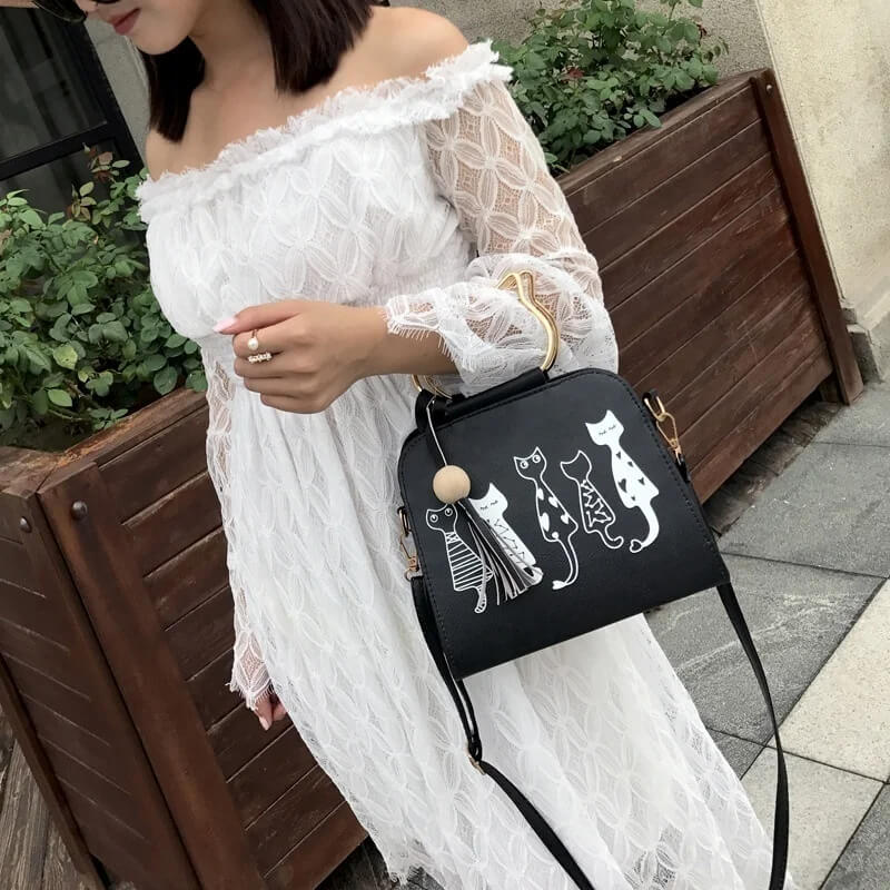 Layla™ - Adorable Kitty Handbag