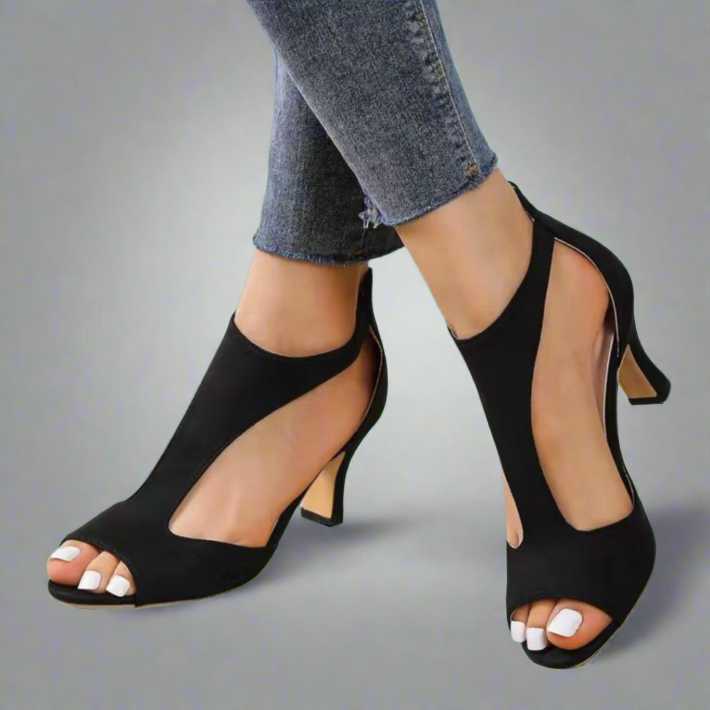 Mira | Stylish and Cozy Heeled Sandals for Any Event