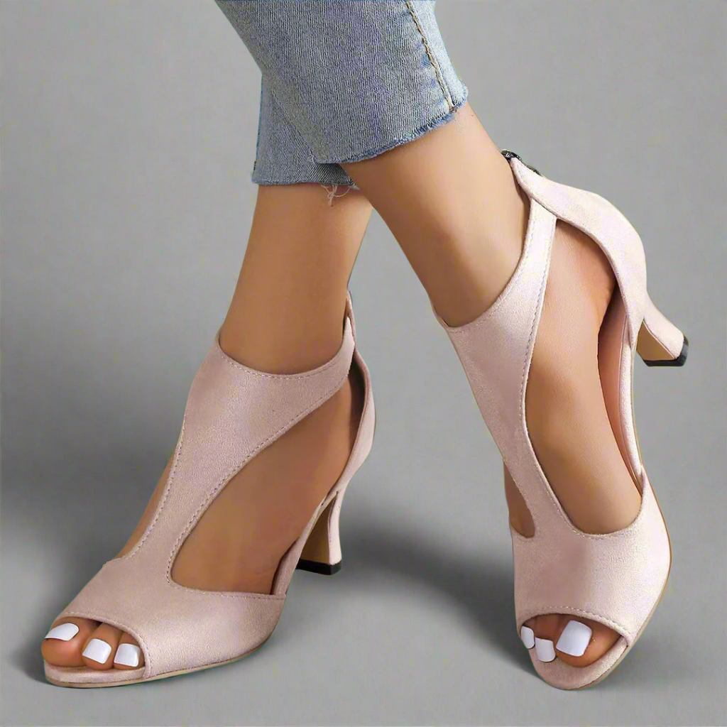 Mira | Stylish and Cozy Heeled Sandals for Any Event