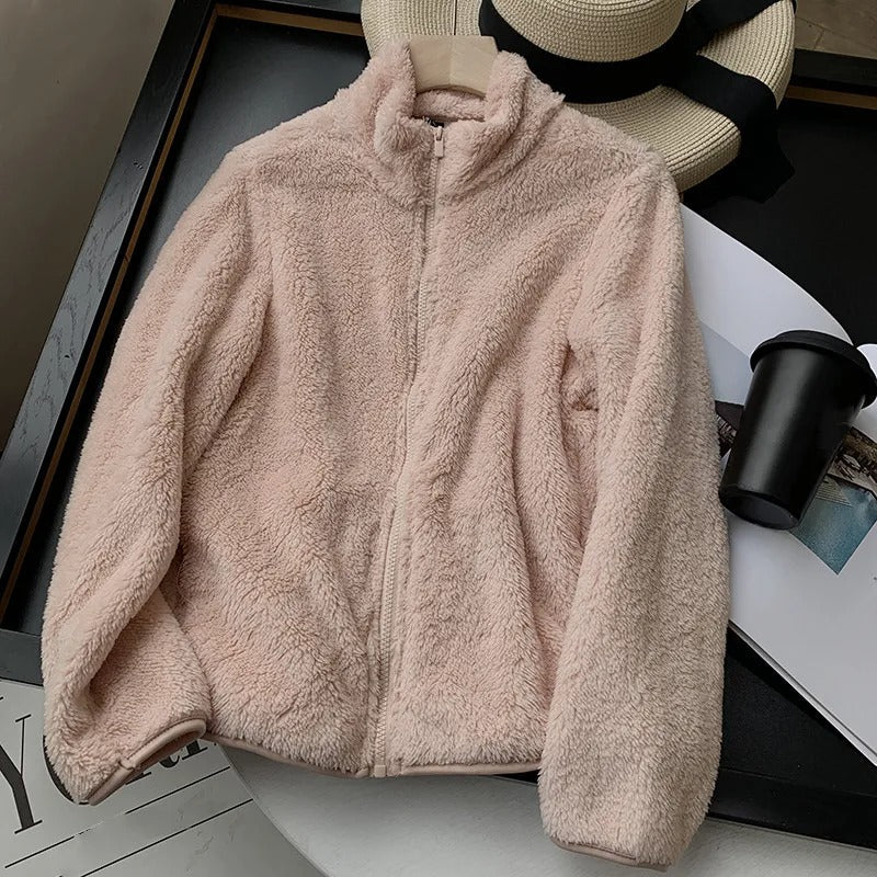 Riley™ - Snuggly Teddy Coat with Zip Closure