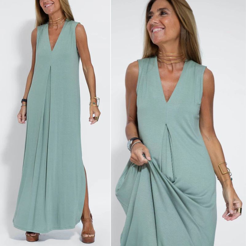 Olivia™ - Luxe Comfort Dress & Cardigan Set