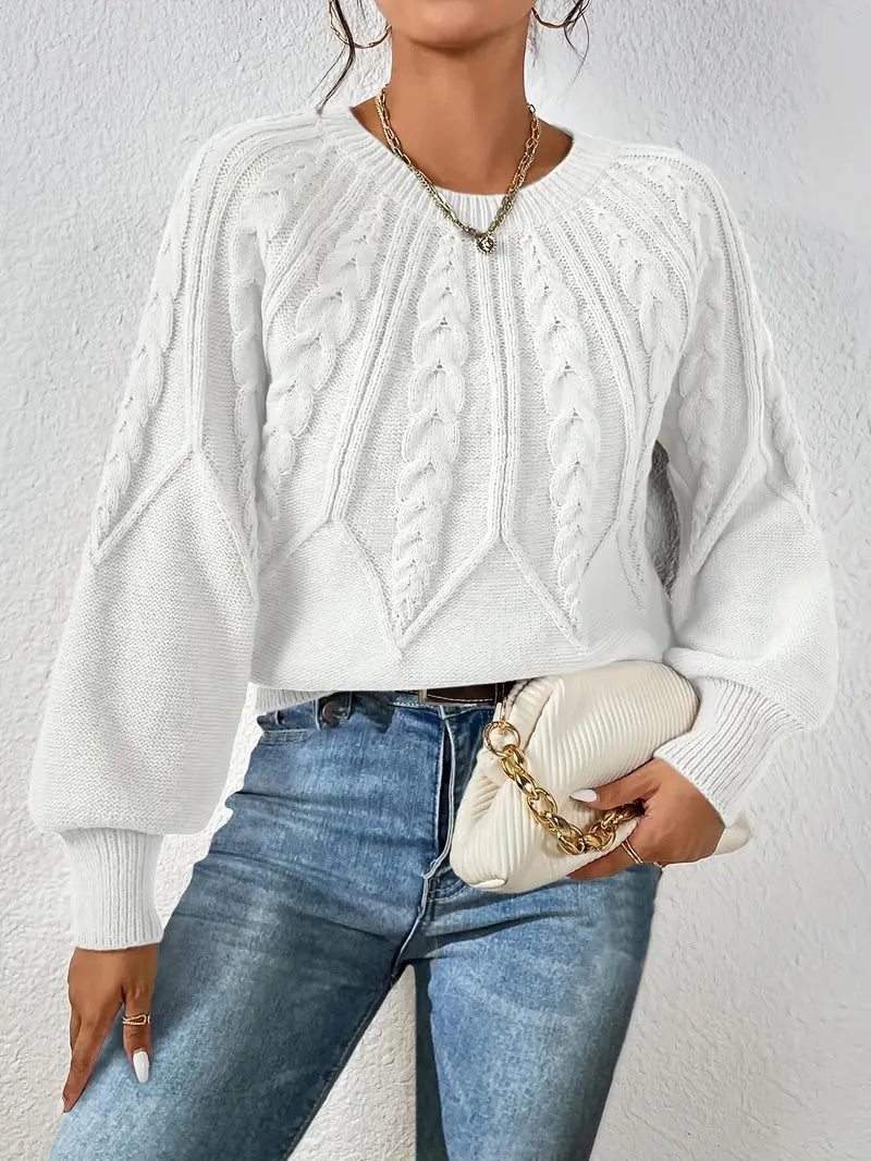 Liam™ - Cozy Cable Knit Sweater