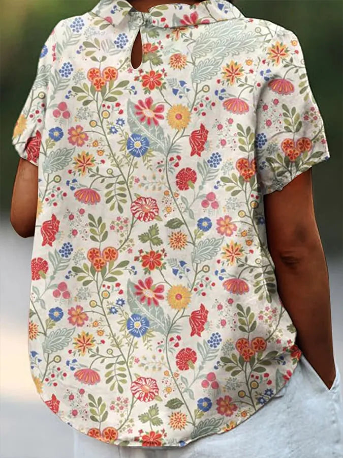 Lily™ - Chic Floral Blouse