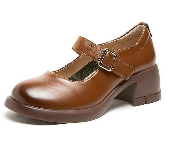 Sarah&Kate™| Agnes Leather Mary Janes