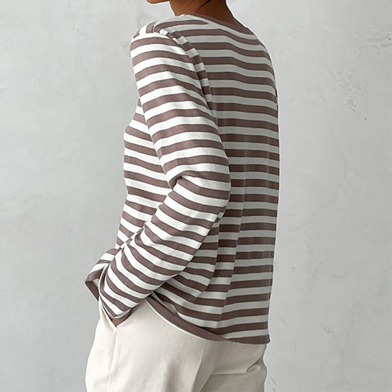Grace™ - Chic Striped Blouse