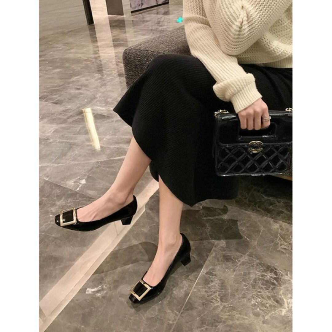 Mira™ | Chic Square-Toe Sandals with Mid-Height Heel for Sophisticated Elegance