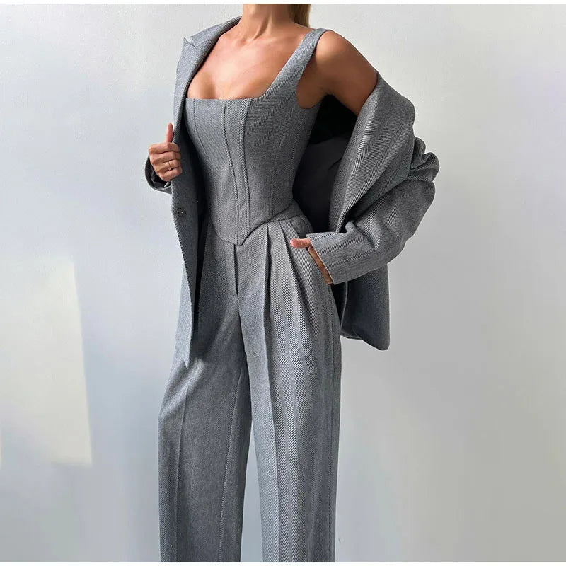 Sophia™ - Chic Tailored Blazer Ensemble