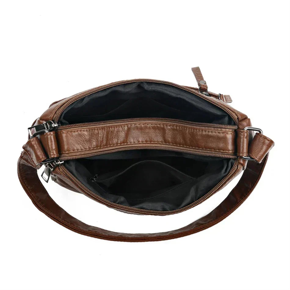 Sophia™ Retro Elegance | Cozy Zipper Pouch