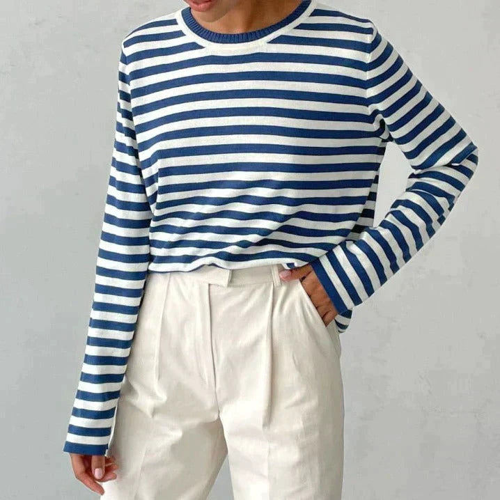 Grace™ - Chic Striped Blouse