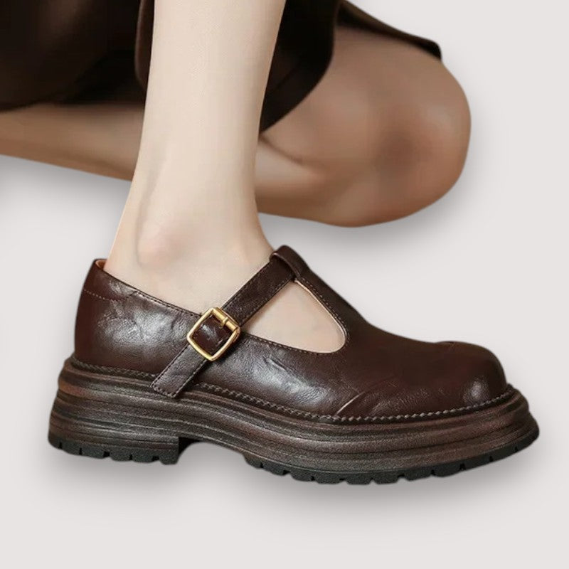 Giorgia | Premium Leather Elegant Mary Jane Shoes