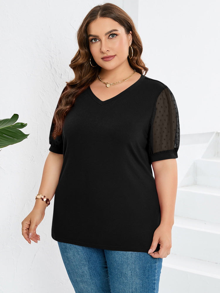 Grace - Chic V-Neck Elegance Blouse
