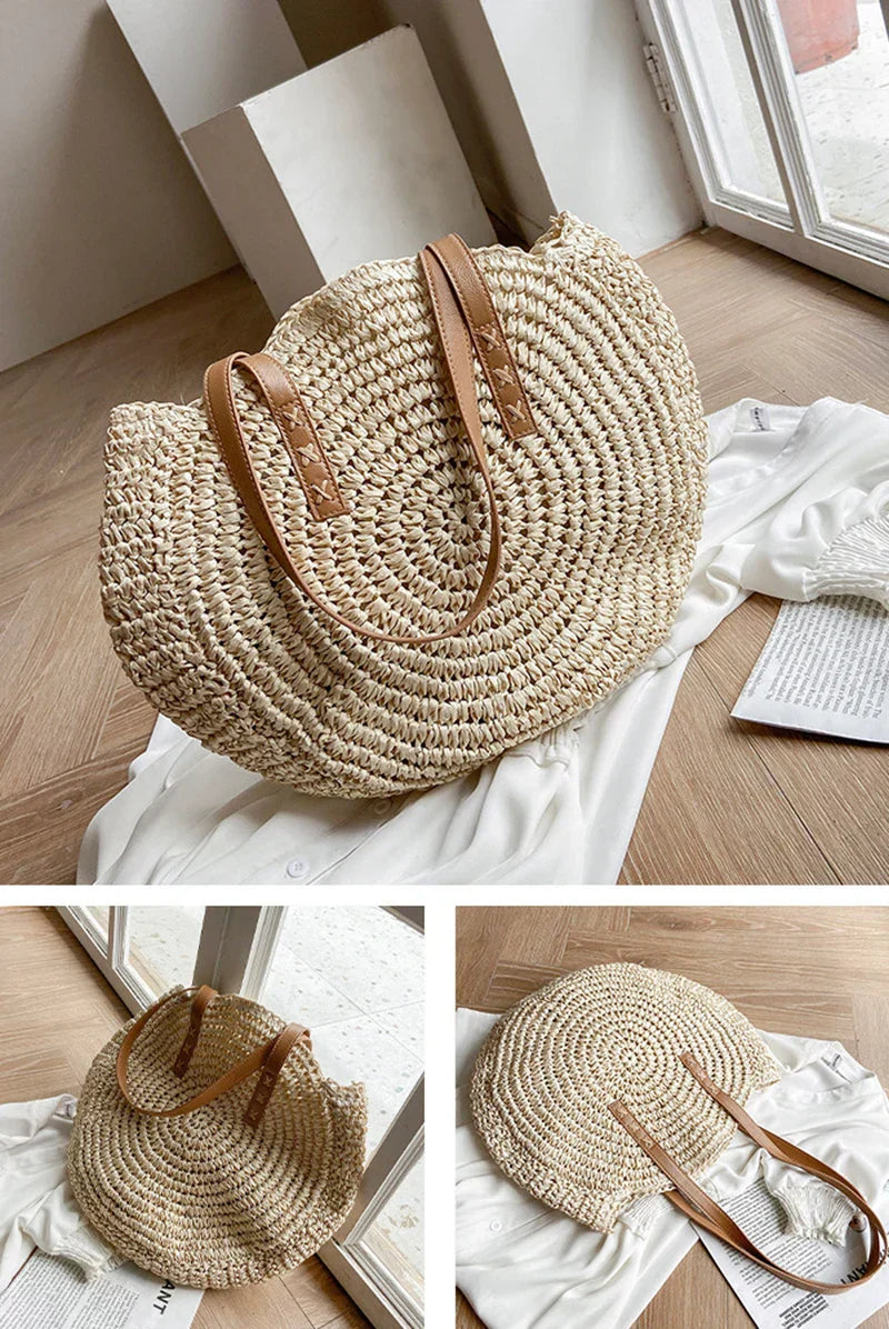 Sophie™ - Versatile Straw Tote Bag