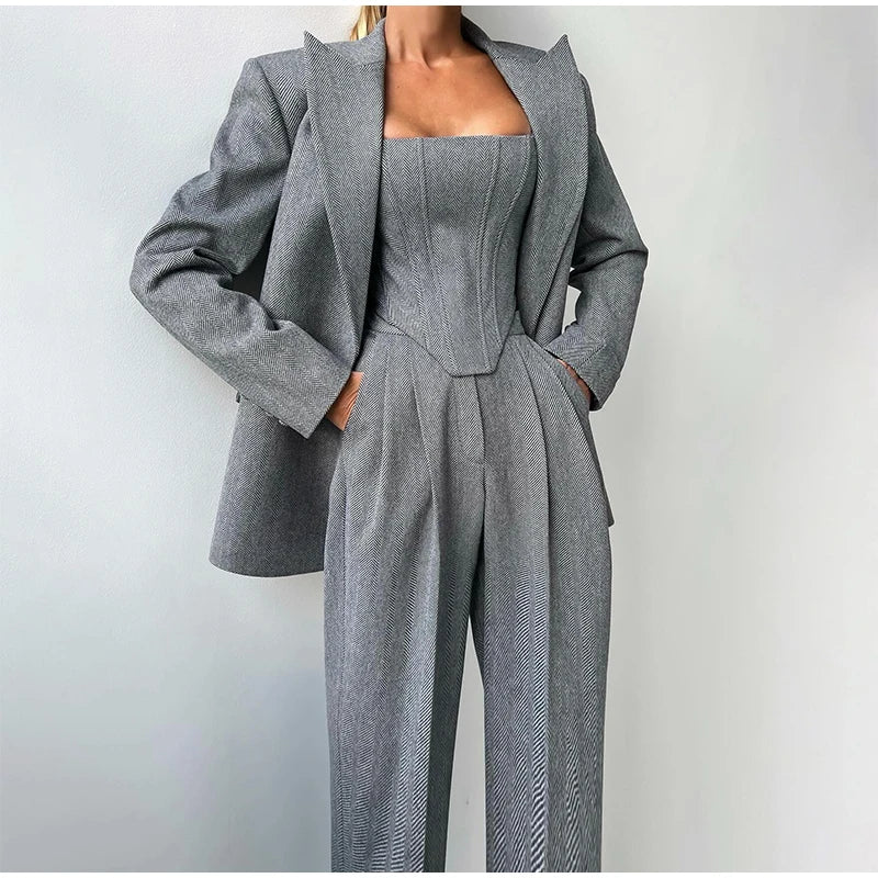 Sophia™ - Chic Tailored Blazer Ensemble