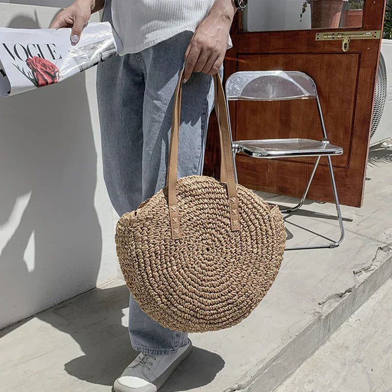 Sophie™ - Versatile Straw Tote Bag