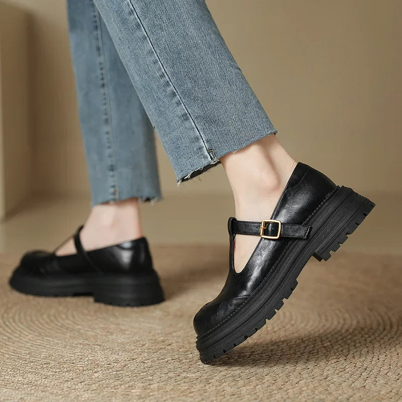 Giorgia | Premium Leather Elegant Mary Jane Shoes