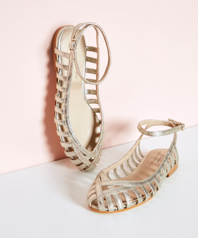 Mira | Chic Strappy Ballerinas for a Refined Look