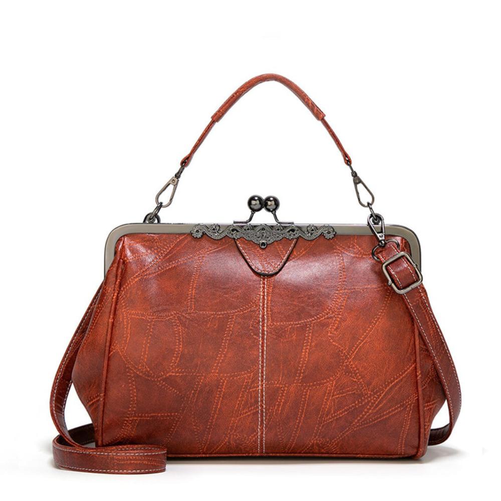 Mila - Timeless vintage bag with elegant flap clasp
