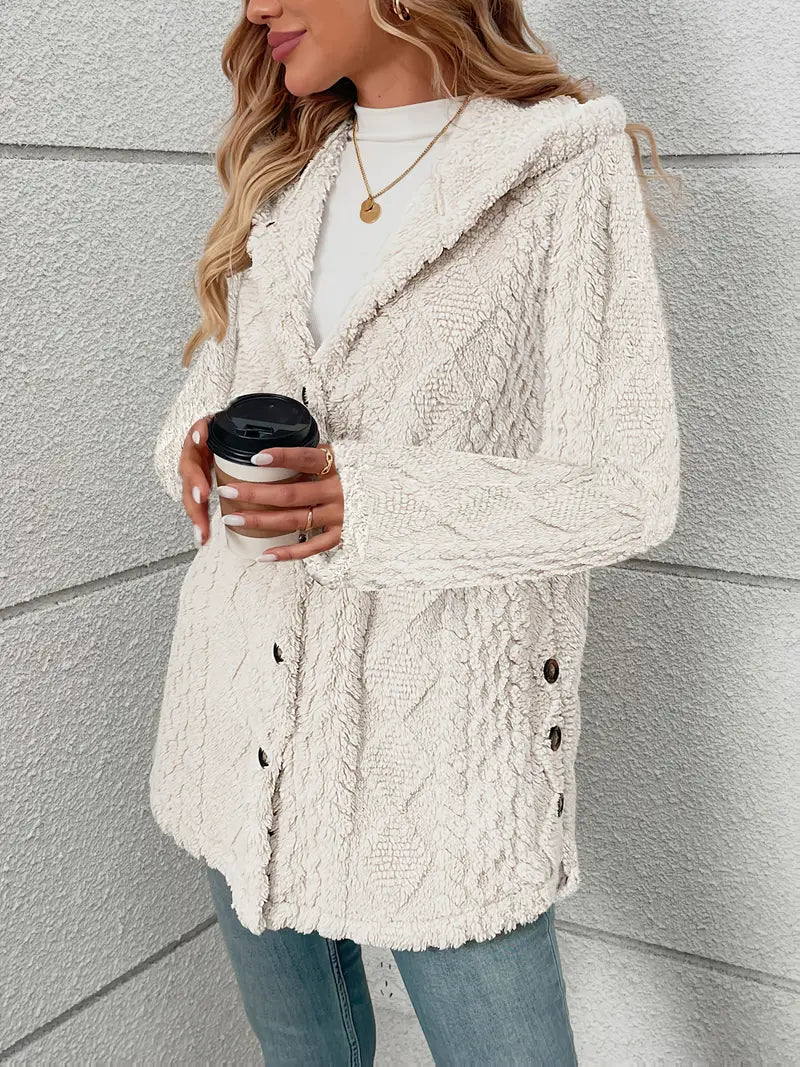 Olivia - Soft Textured Autumn Coat