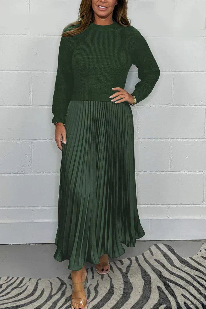 Charlotte™ - Chic 2-in-1 Dress-Sweater