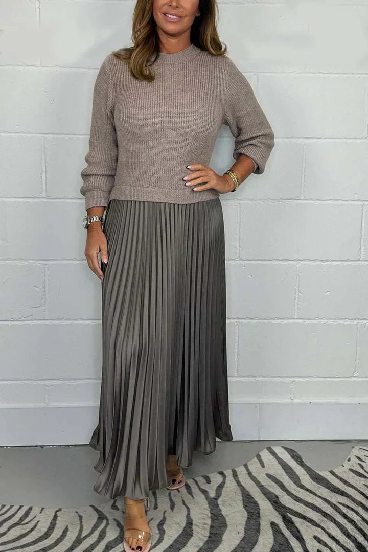 Charlotte™ - Chic 2-in-1 Dress-Sweater