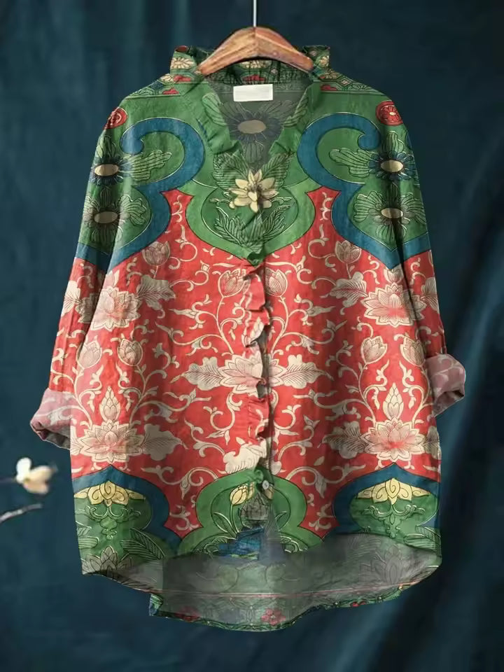 Rose™ – Vintage Floral Tee with Everyday Ease