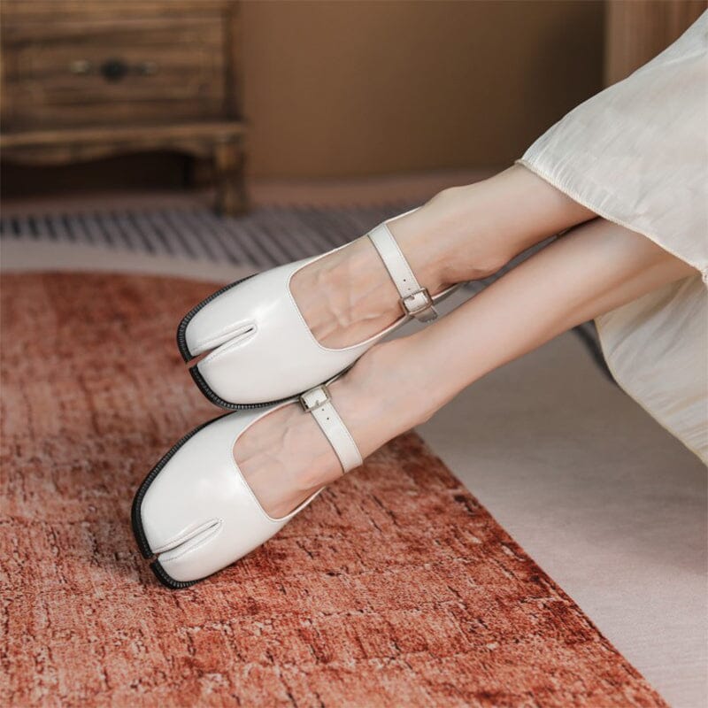 Sarah&Kate™| Martha Leather Mary Janes