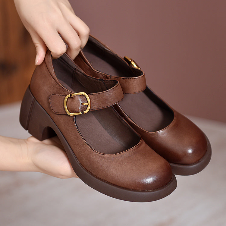 Sarah&Kate™| Agnes Leather Mary Janes