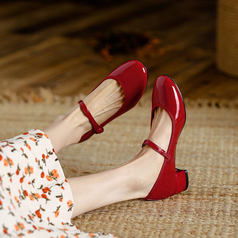 Sarah&Kate™| Livy Leather Mary Janes