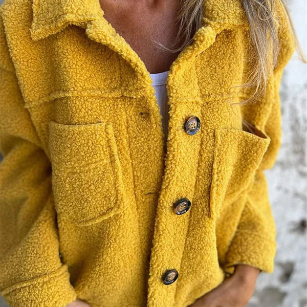 Ella™ - Chic Wool Blend Jacket with Lapels