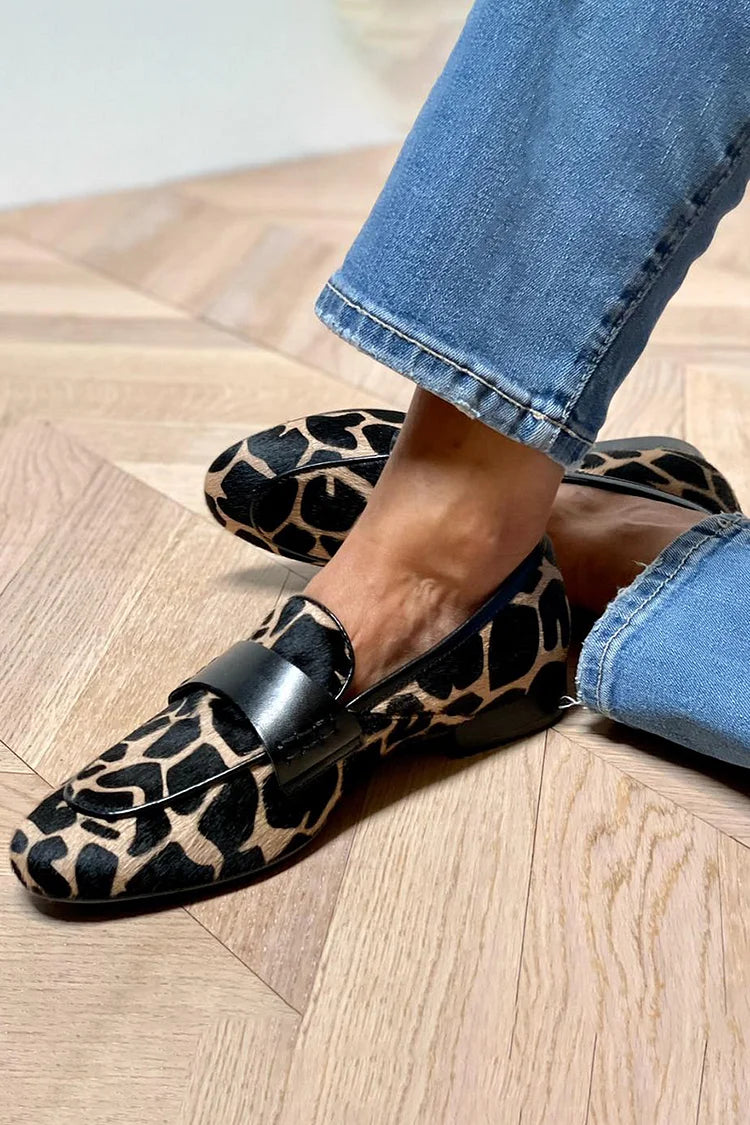 MIRA | Animal Print Moccasins