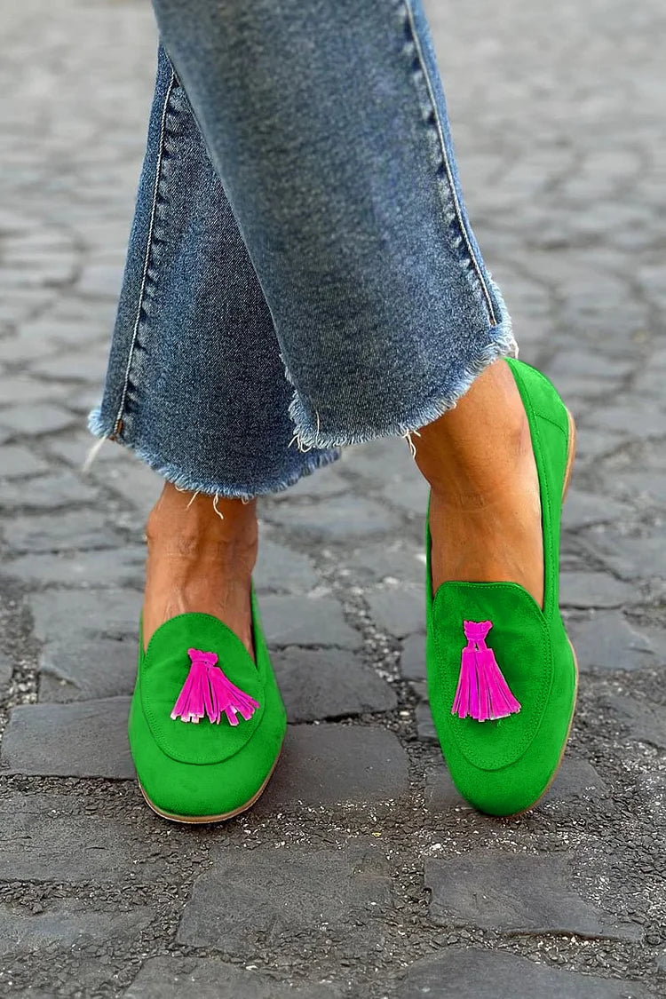 Mira | Stylish Moccasins with Distinctive Contrast Trimmings
