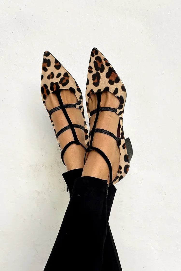 MIRA | Animal Print Ballerina Flats