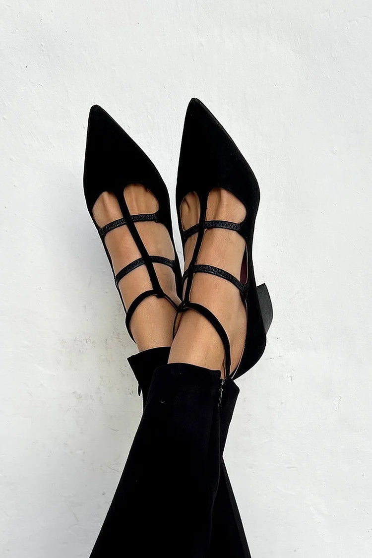 Mira | Chic Pointed Ballerina Flats for an Elegant Style