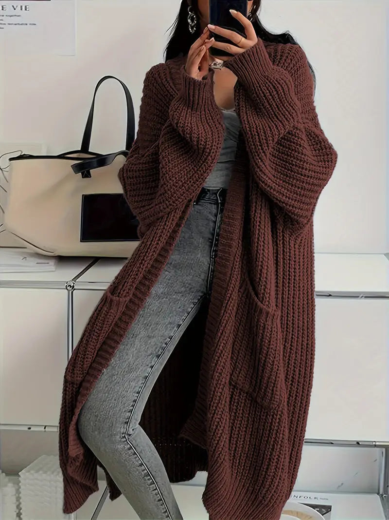 Evelyn - Warm & Relaxed Oversized Knit Cardigan