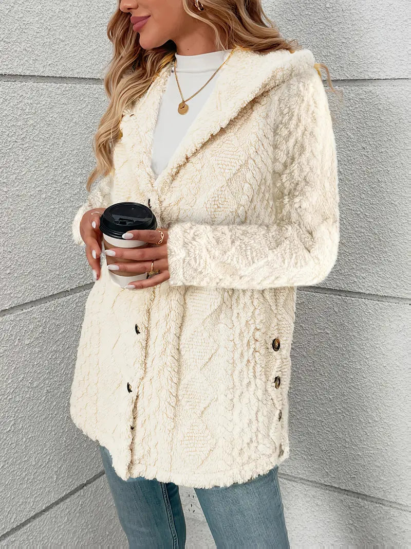 Olivia - Soft Textured Autumn Coat