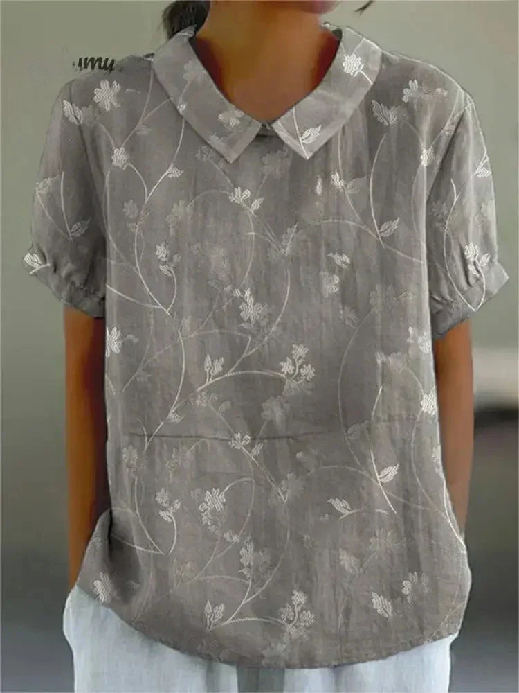 Lily™ - Chic Floral Blouse
