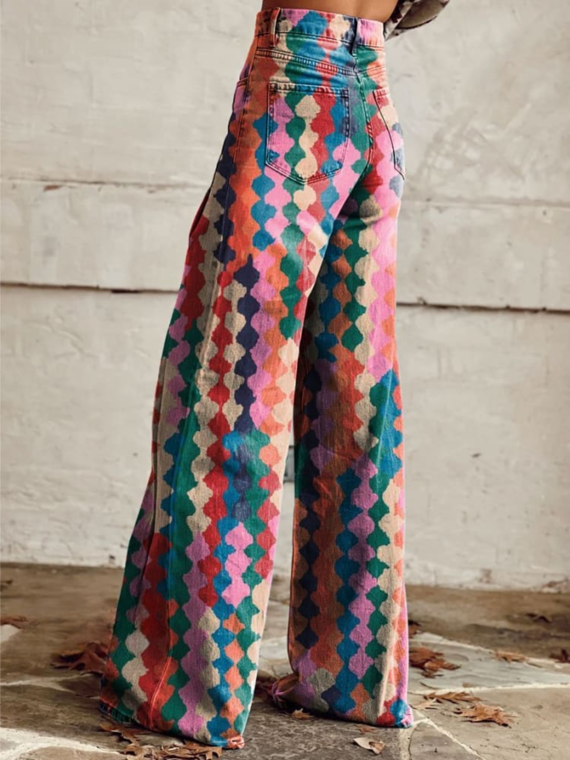Sophie™ - Retro Cozy Wide Leg Trousers