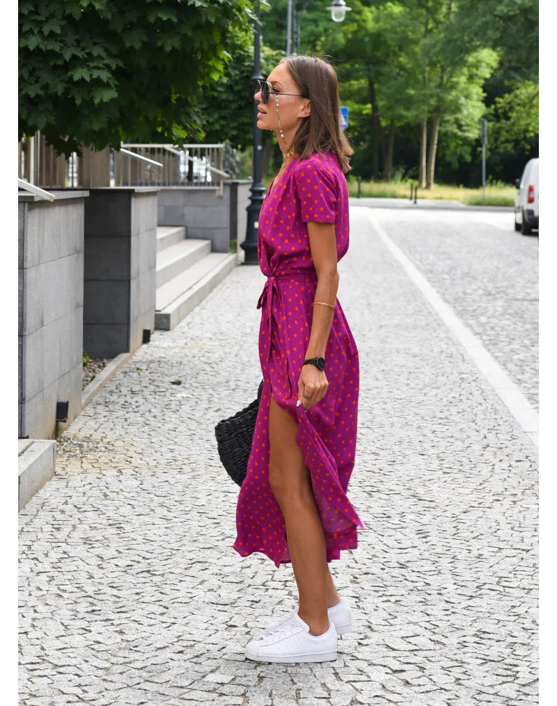 Ava™ - Chic Floral Elegance Dress