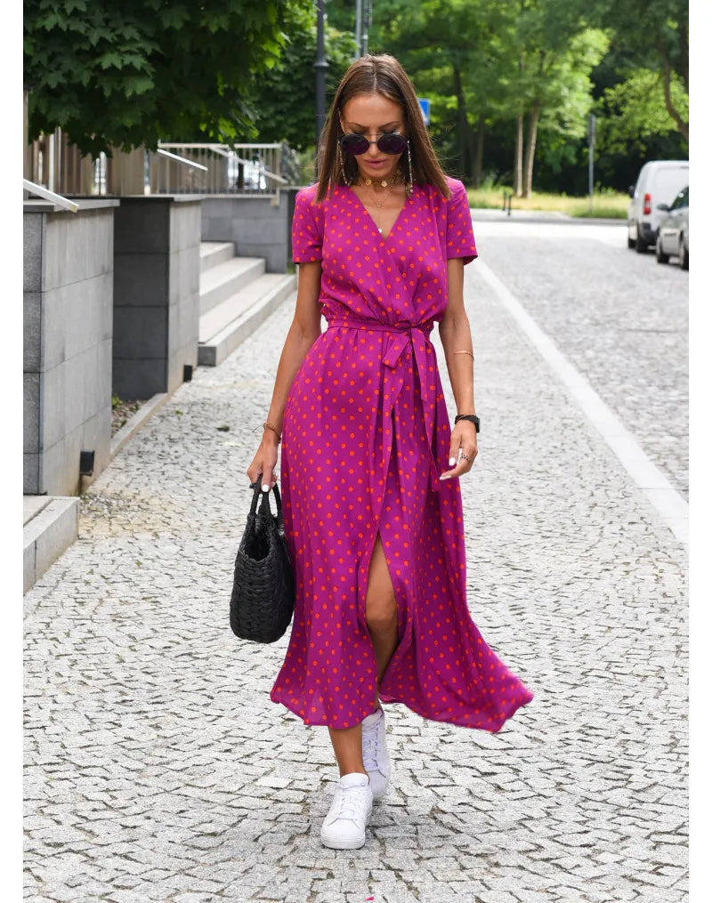 Ava™ - Chic Floral Elegance Dress